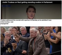Trudeau nazi lover Meme Template