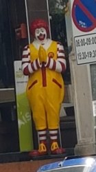 Ronald McDonald pray Meme Template
