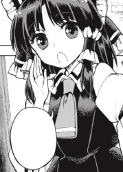 Reimu Speech Bubble Meme Template