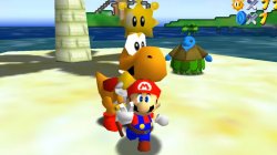 sm64 sunshine meme Meme Template