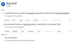 Legend Word Meme Template