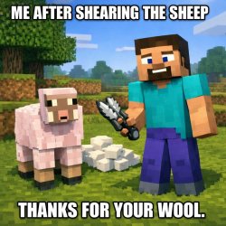 minecrap Meme Template