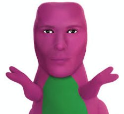handsome barney Meme Template