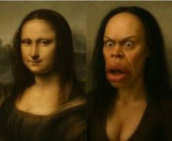 Funny Mona Lisa Meme Template