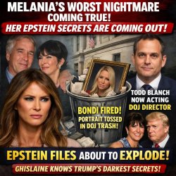 Melania’s WORST NIGHTMARE Coming True! Her Epstein SECRETS Are C Meme Template