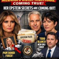 Melania’s WORST NIGHTMARE Coming True! Her Epstein SECRETS Are C Meme Template