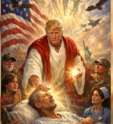 D. Jesus Trump Meme Template