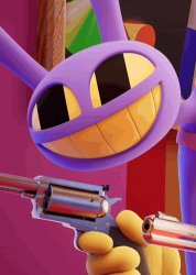 Jax with gun Meme Template