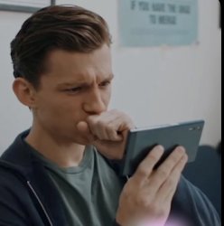 Tom Holland tough Meme Template