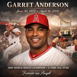 Former MLB outfielder Garret Anderson passed away on April 16, 2 Meme Template