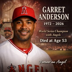 Former MLB outfielder Garret Anderson passed away on April 16, Meme Template