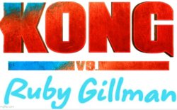 Kong Vs. Ruby Gillman Meme Template