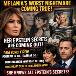 Melania’s WORST NIGHTMARE Coming True! Her Epstein SECRETS Are C Meme Template