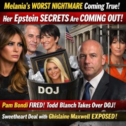 Melania’s WORST NIGHTMARE Coming True! Her Epstein SECRETS Are C Meme Template