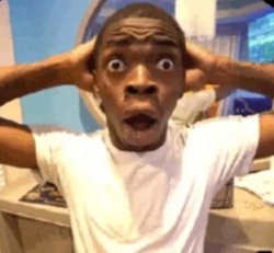 Shocked Black Guy Meme Template
