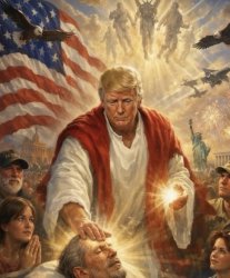 Trump Jesus Meme Template