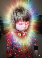 Supersain kid Meme Template