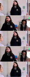 aunty donna he's gone Meme Template