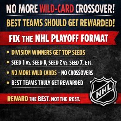 No more wild-card crossover. BEST TEAMS SHOULD GET REWARDED! htt Meme Template