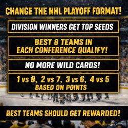 No more wild-card crossover. BEST TEAMS SHOULD GET REWARDED! htt Meme Template