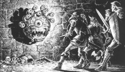 shocked beholder Meme Template