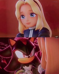 Shadow X marina Meme Template