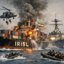 US–Israel–Iran War (World War 3 DLC) US commits maritime piracy, Meme Template