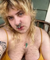 Hairy Hanging New Boobs on Gay Guy Meme Template