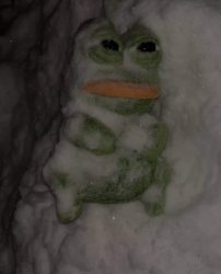 Frozen Frog Doll Meme Template