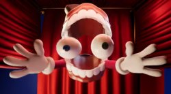 Caine suddenly appears Meme Template