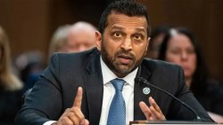 Kash-Patel-drinking Meme Template