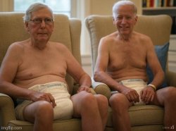 Mitch McConnel and Joe Biden Meme Template