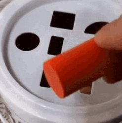 goes into the square hole Meme Template