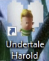 Undertale Harold Meme Template