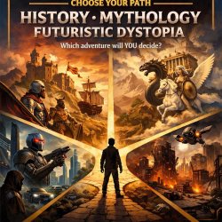 Choose Your Own Adventure, history, mythology, futurism, futuris Meme Template