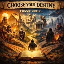 Choose Your Own Adventure, destiny, choose wisely, history, myth Meme Template
