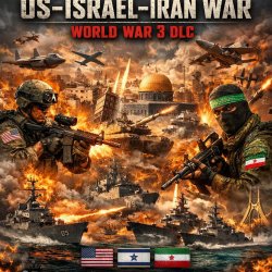US–Israel–Iran War (World War 3 DLC) Meme Template