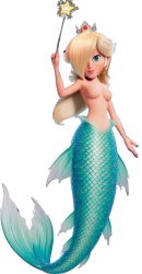 Mermaid Rosalina Meme Template