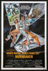 1979 Moonraker International Style B 1-sheet (27x41 inch) poster Meme Template