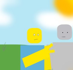 disappearing noob Meme Template