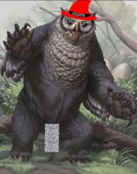 Owlbear hootie Meme Template