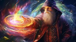Wizard casts impressive spell Meme Template