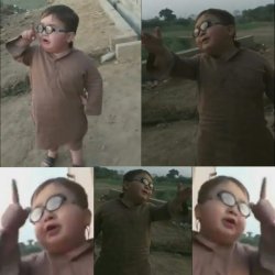 Piche Dekho Kid Meme Template