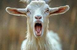 Surprised shocked goat Meme Template