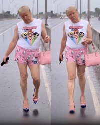 Aunty trump Meme Template