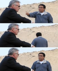 old men on beach Meme Template