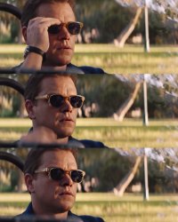 Matt Damon Carroll Shelby Ford v Ferrari Meme Template