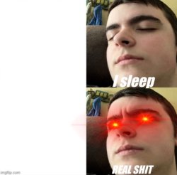 I_AM_THAT_I_AM/ I sleep, real shit Meme Template