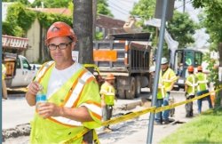 Road construction guys Meme Template