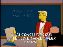 Simpsons Monorail Class Meme Template
